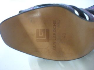 ZAPATOS  EN PIEL FRANCESES GUY LAROCHE TALLA40