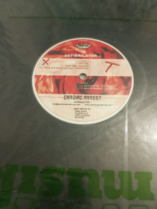 Vinilo dj hard techno viperxxl desfibrilator ep