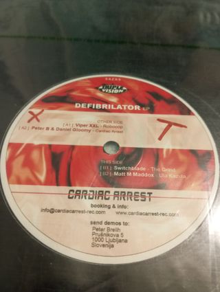 Vinilo dj hard techno viperxxl desfibrilator ep