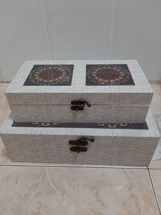 Set cajas decoración/joyero