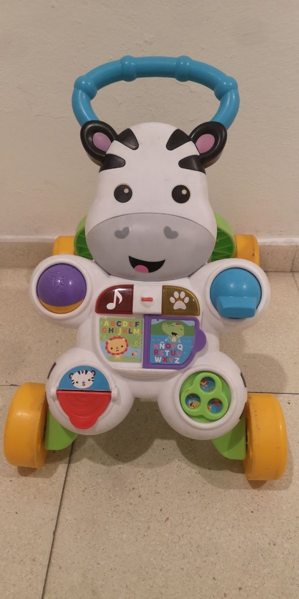 Andador cebra fisher price