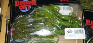 Vinilos de pesca lunker city ozmo