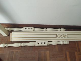 Cabecero y piecero de cama antigua