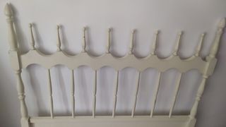 Cabecero y piecero de cama antigua