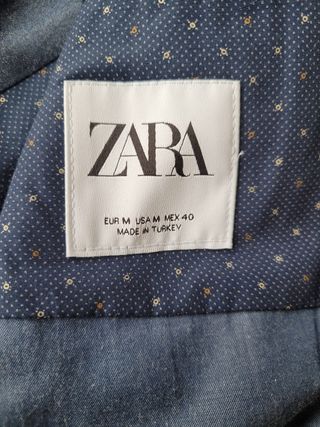 Chaqueta americana Zara azul