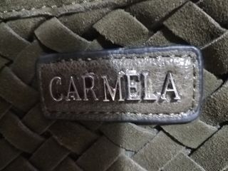 Bolso Carmela - Piel y Ante (Trenzado) - NUEVO