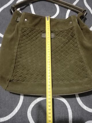 Bolso Carmela - Piel y Ante (Trenzado) - NUEVO