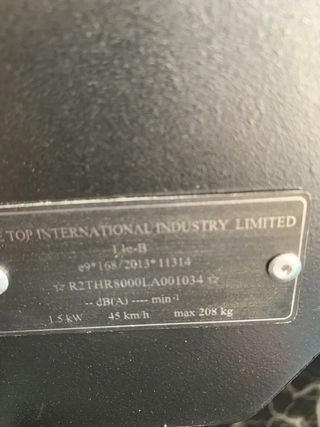 Ciclomotor eléctrico Citycoco, 1500w, 2 baterías.