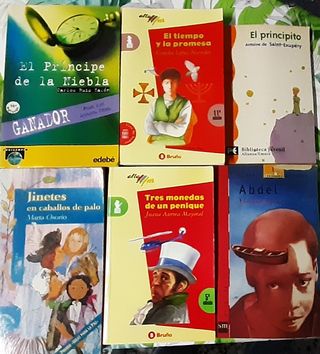 Se vende lote de 6 libros de lectura