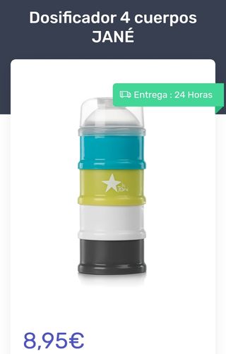 Dosificador leche bebé Jané 4 cuerpos