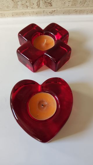 2 Portavelas decorativos