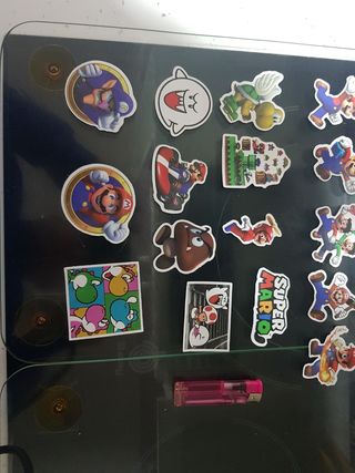 LOTE PEGATINAS SUPER MARIO BROSS