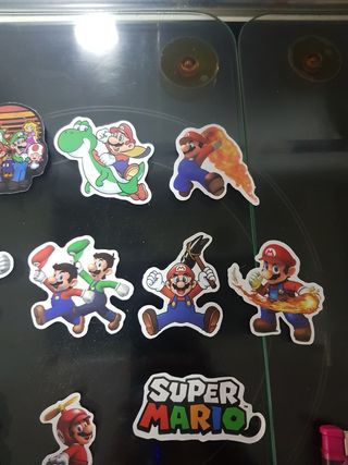 LOTE PEGATINAS SUPER MARIO BROSS