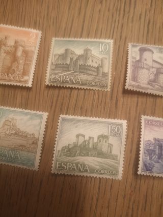 Sellos Castillos de España. 1967