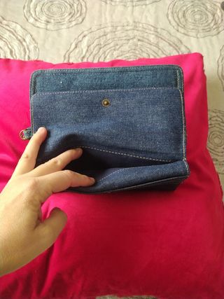 Cartera, tarjetera, monedero, vaquera