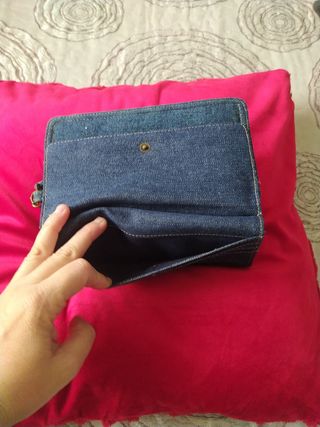 Cartera, tarjetera, monedero, vaquera