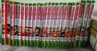 Naruto 1 - 23, edición española, manga
