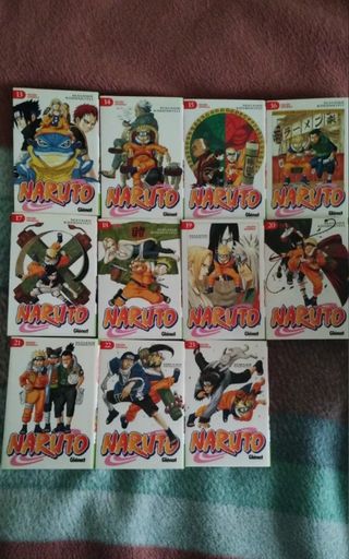 Naruto 1 - 23, edición española, manga