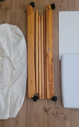 Minicuna colchón y accesorios