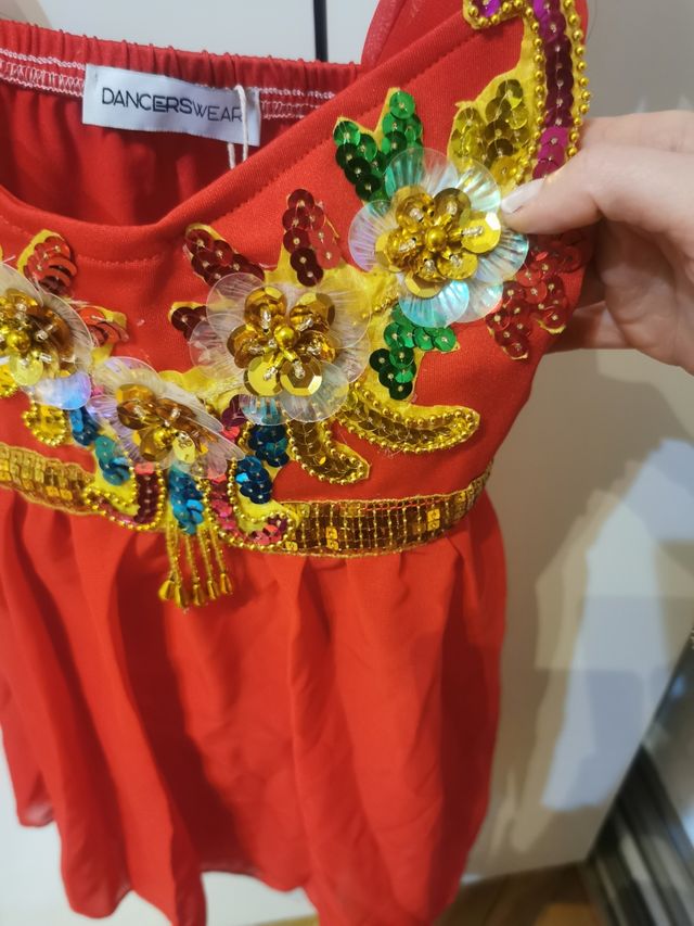 Vestido de baile/danza niña 130cm nuevo