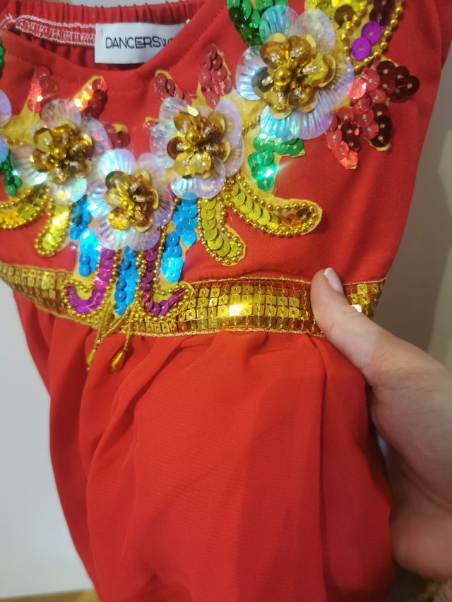 Vestido de baile/danza niña 130cm nuevo