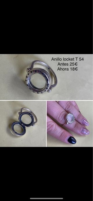 anillo plata