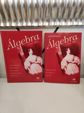 Libros álgebra Uned