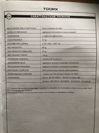 Spinn-bike * TOORX*