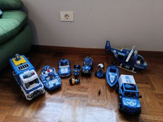 Flota de policía pinypon action