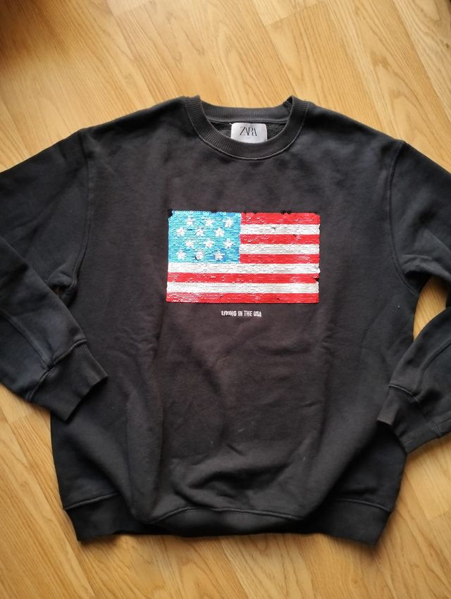 Sudadera bandera americana