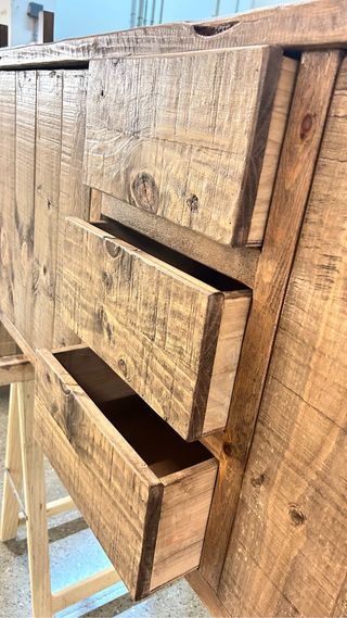 Mueble de baño estilo wabi sabi