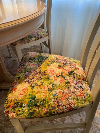 mesa y sillas de comedor vintage