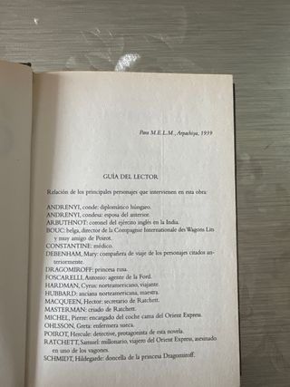 ASESINATO EN EL ORIENT EXPRESS