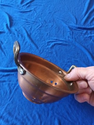 Scolapasta decorativo rame