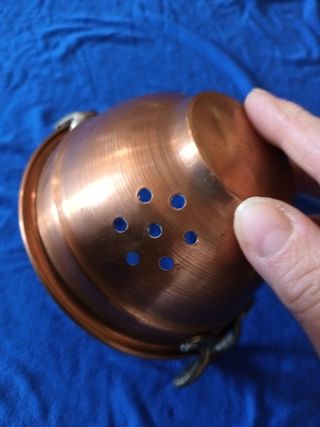 Scolapasta decorativo rame