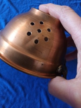 Scolapasta decorativo rame