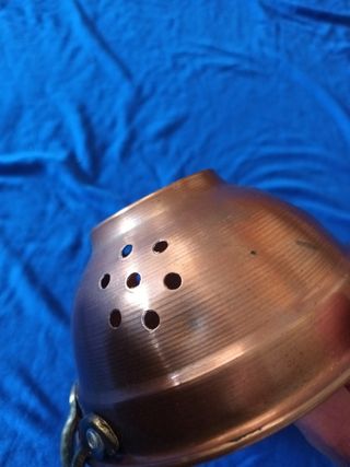 Scolapasta decorativo rame