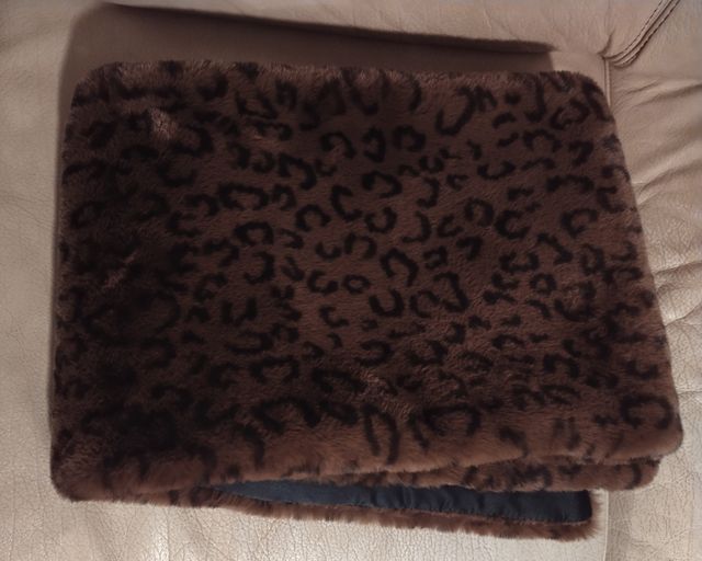 Sciarpa In Pelliccia Sintetica imbottita molto cal