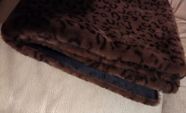 Sciarpa In Pelliccia Sintetica imbottita molto cal