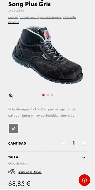 Botas seguridad Wurth talla 47