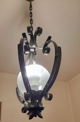 Lampadario in ferro battuto (lmp1)