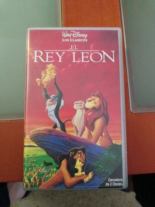 Película El Rey León VHS