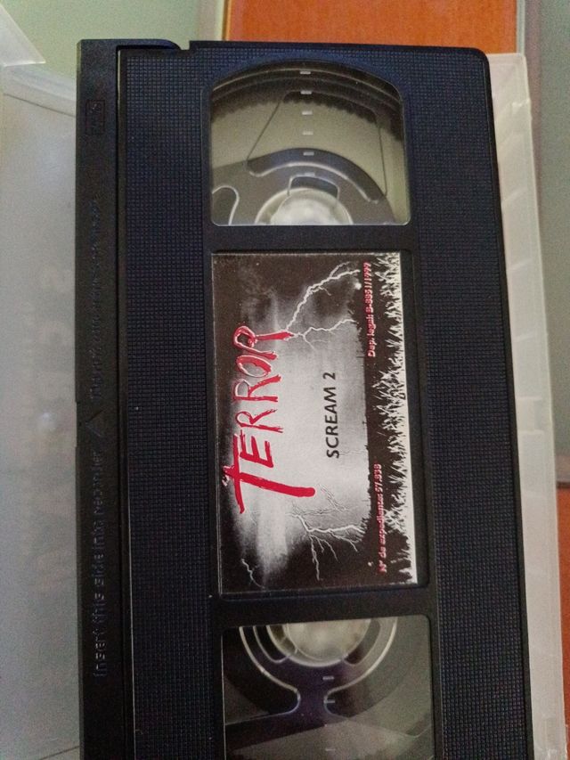 Película Scream 2 VHS