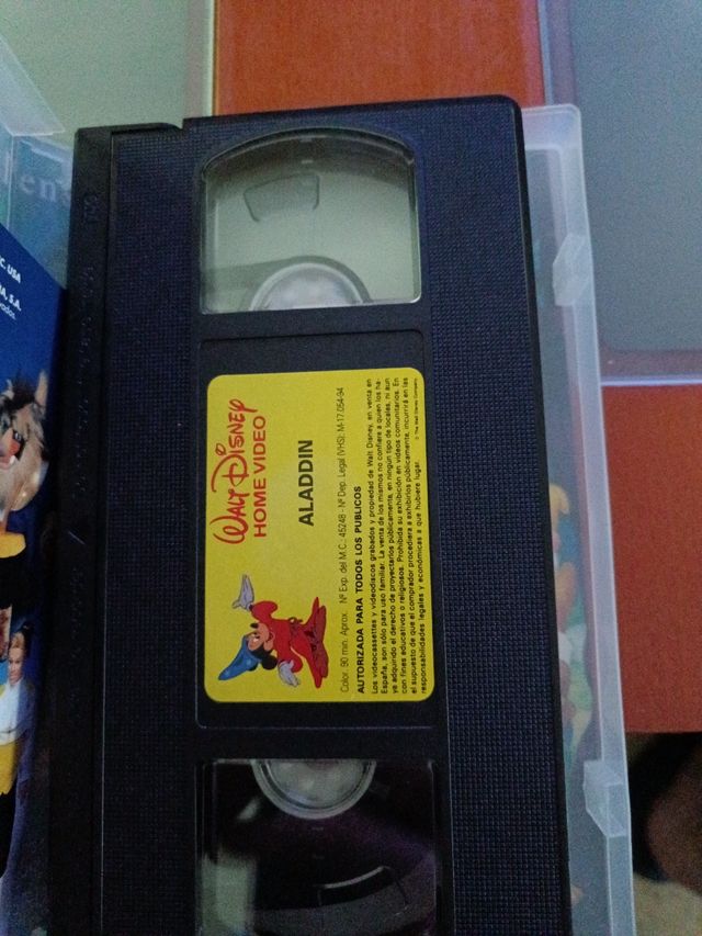 Película Aladdin VHS