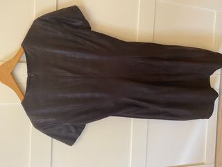 Vestido marrón antelina