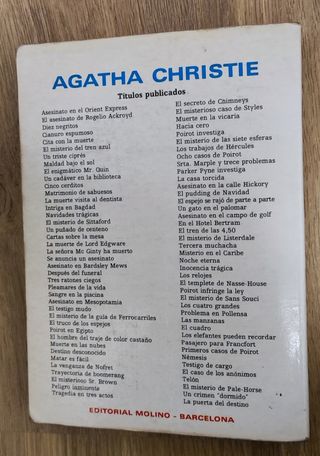 Libro, novela. AGATHA CHRISTIE.EL CUADRO