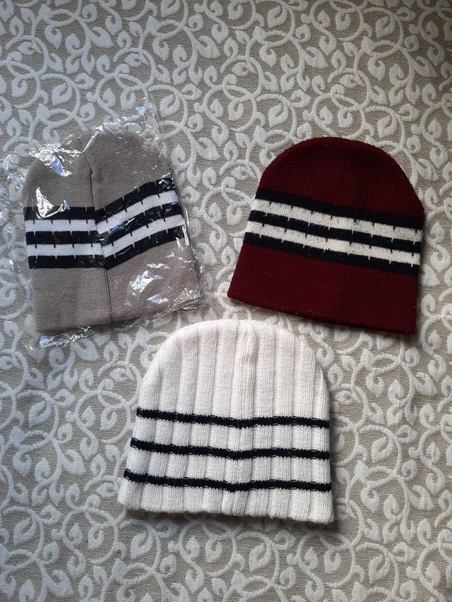 3 GORROS DE INVIERNO PARA HOMBRE
