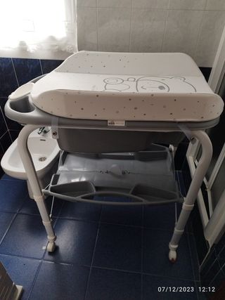 Bañera cambiador bebé