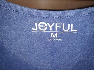 Canottiera Joyful blu taglia M