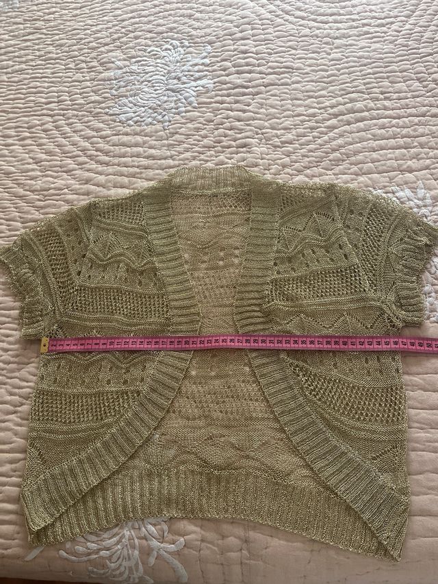 Chaqueta torera de fiesta dorada